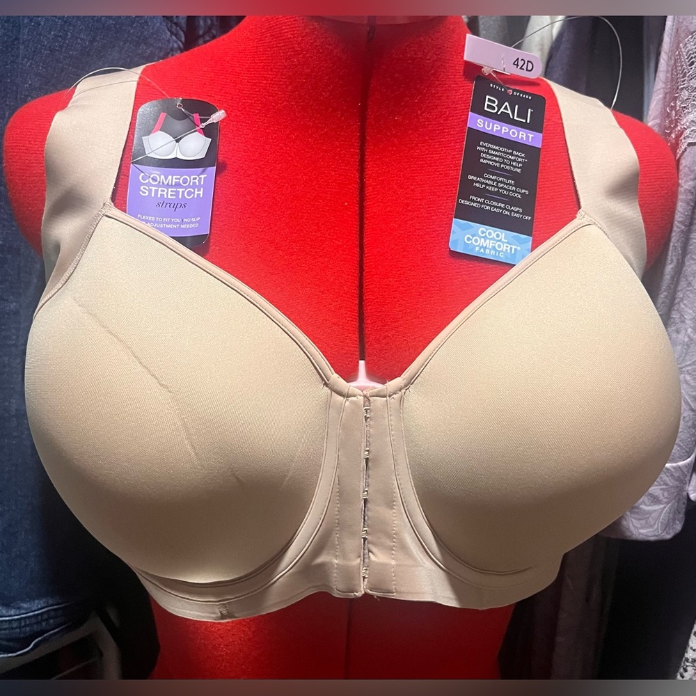 One Smooth U Posture Boost With EverSmooth Back Underwire Bra New Size 42D